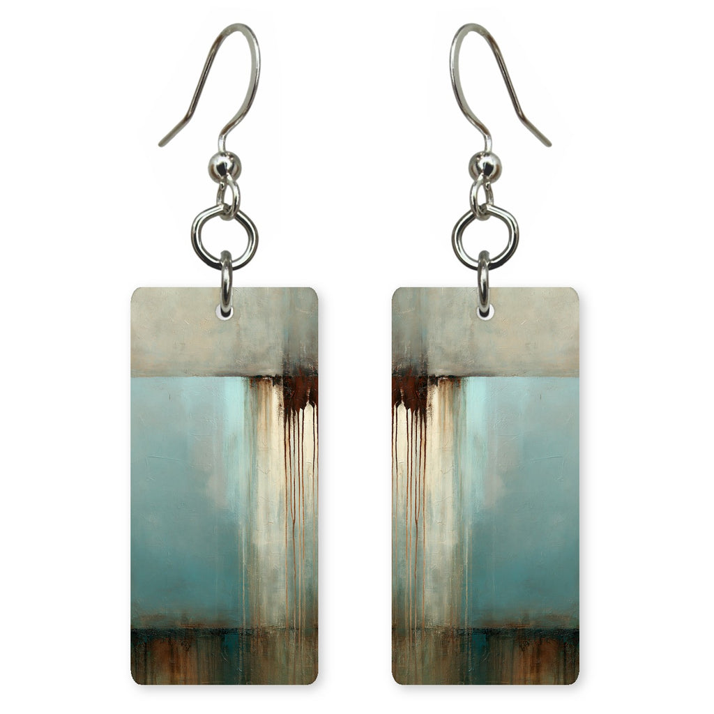 Rust Drip, Pale Ache Earrings | FWX765