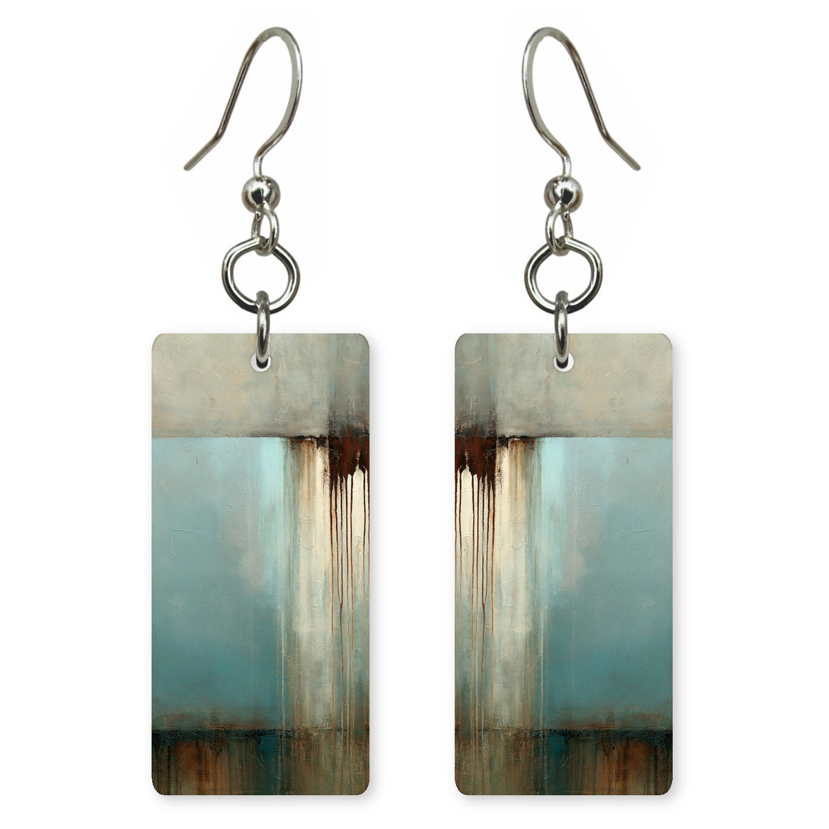Rust Drip, Pale Ache Earrings | FWX765