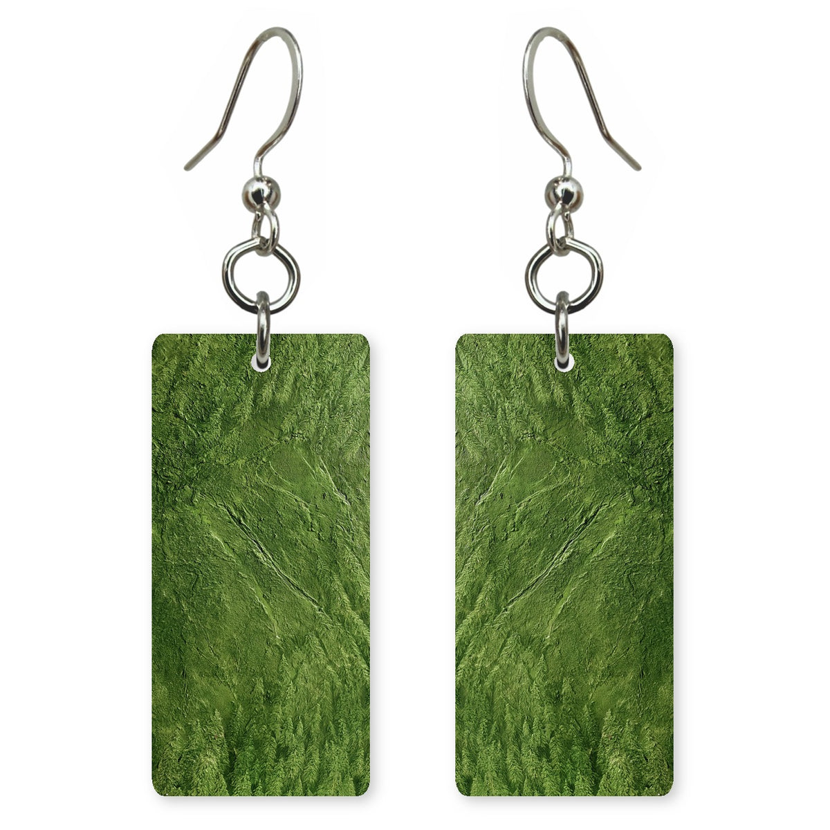 Olive Folded Patience Earrings | FWX766