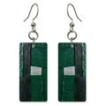 Emerald Steady Heart Earrings | FWX768