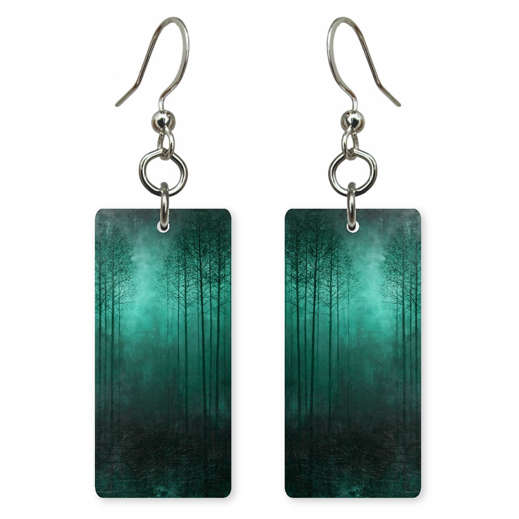 Teal Fog Stillness Earrings | FWX771