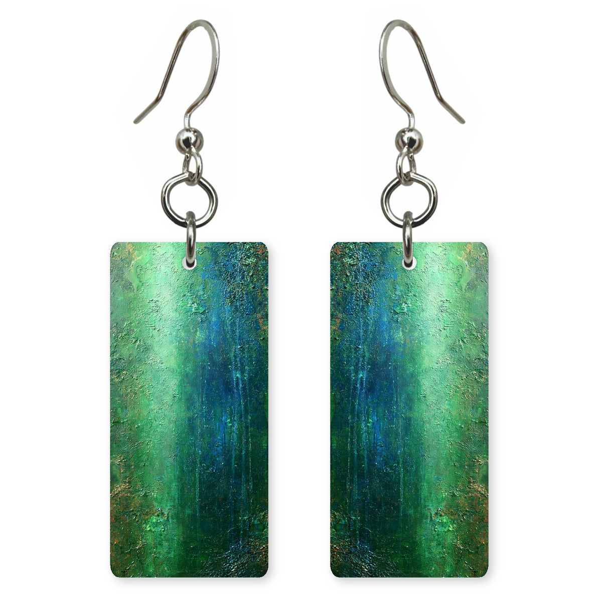 Emerald Blue Glow Wonder Earrings | FWX781