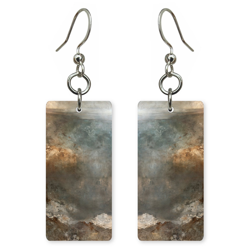 Smoke and Sepia Heaviness Earrings | FWX782