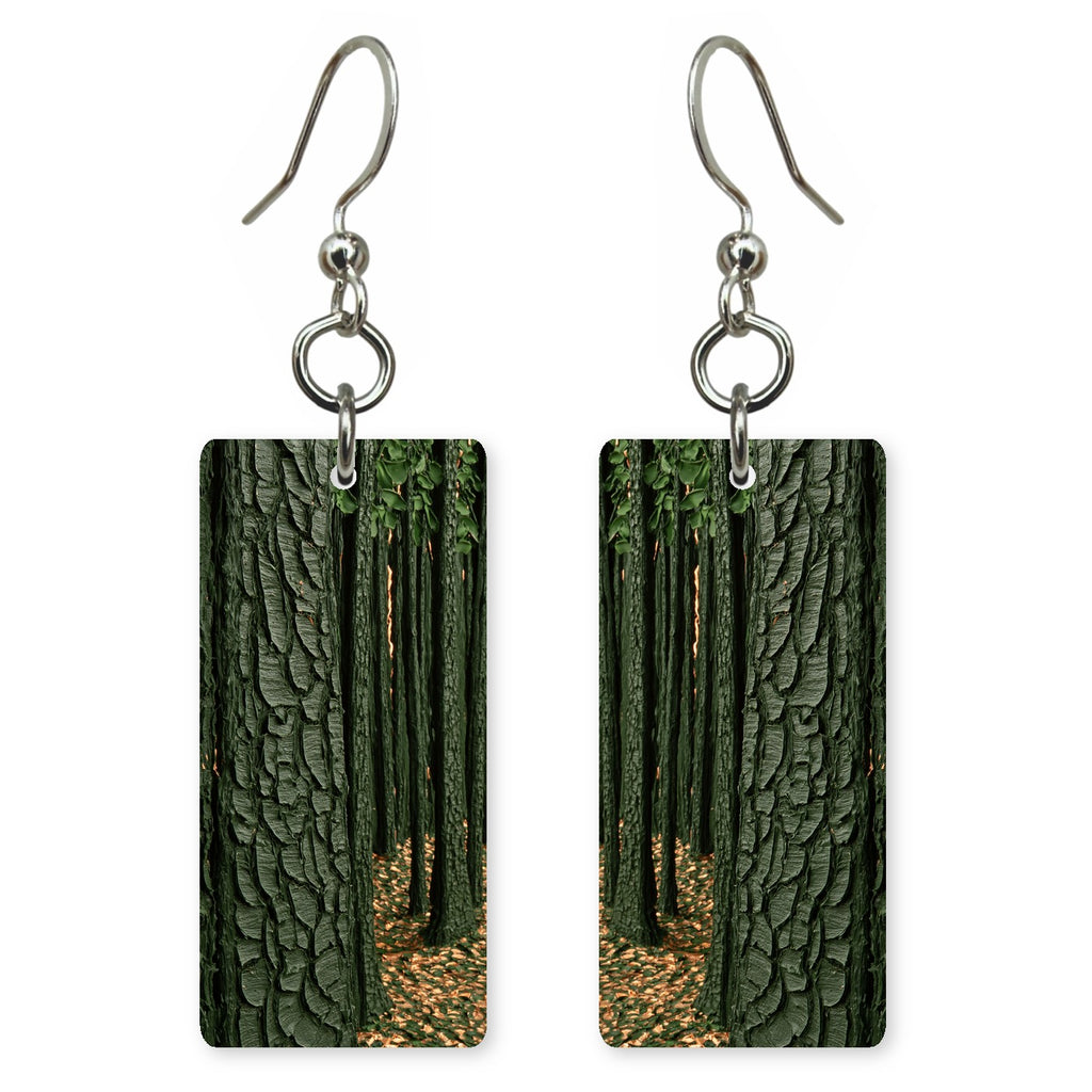 Pine Bark Rootedness Earrings | FWX792