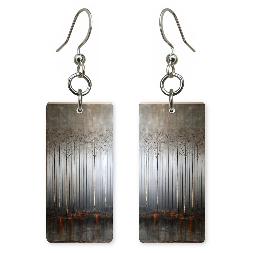 Silver Ember Ache Earrings | FWX793