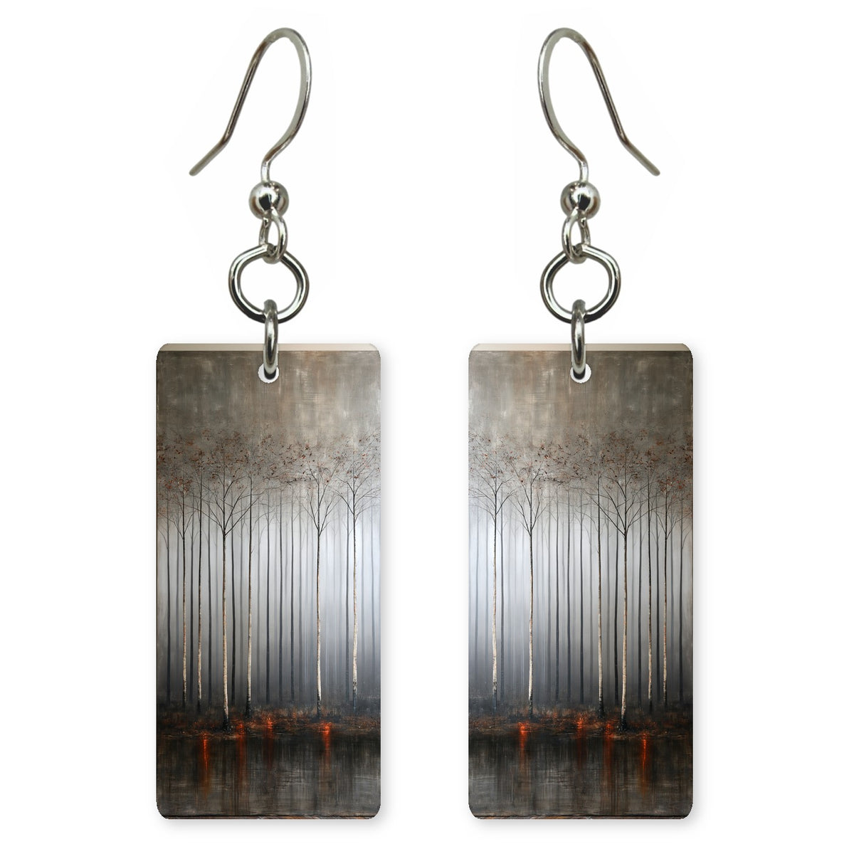 Silver Ember Ache Earrings | FWX793