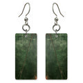 Bottle-Green Focus Earrings | FWX794
