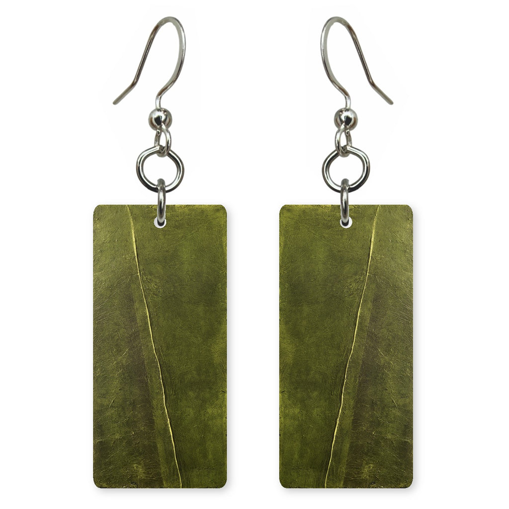 Olive Healing Patience Earrings | FWX804