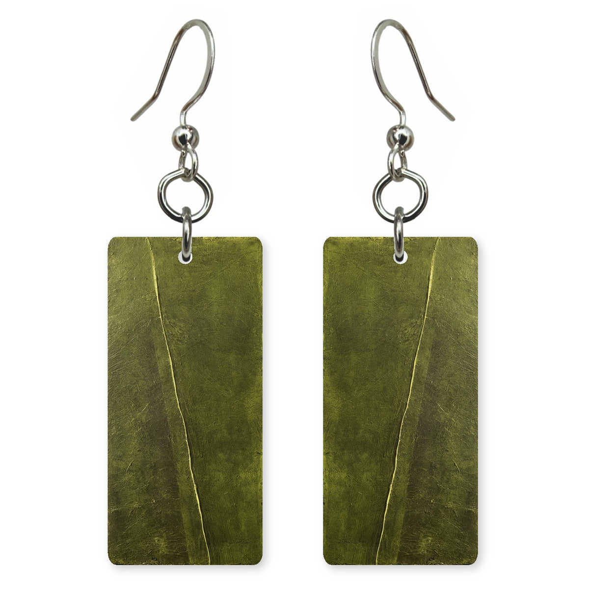 Olive Healing Patience Earrings | FWX804