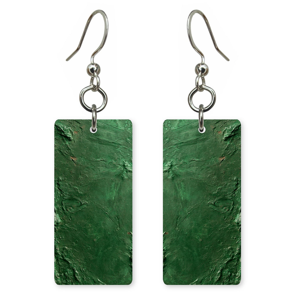 Green Candor Unfolded Earrings | FWX809