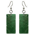 Green Candor Unfolded Earrings | FWX809
