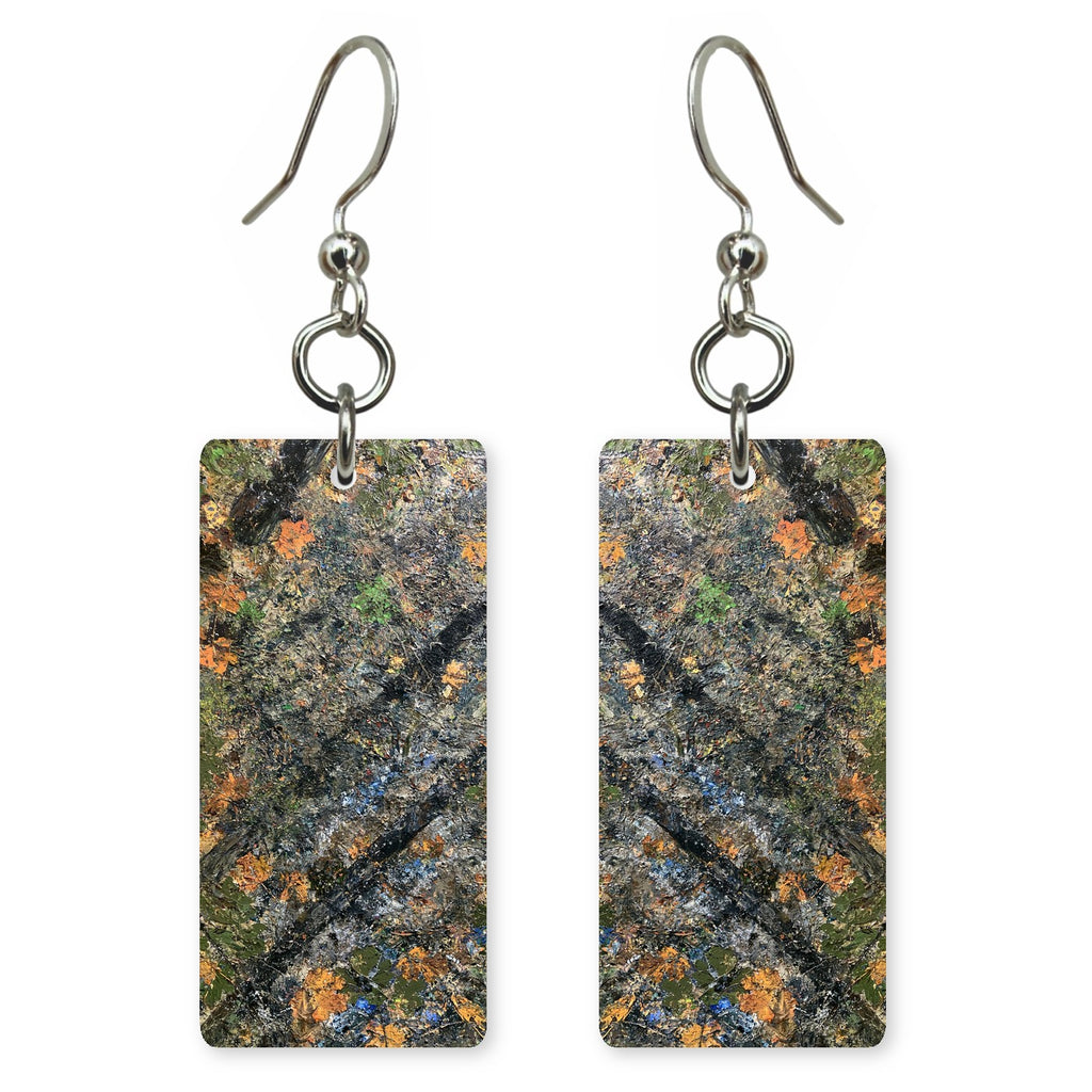 Grey Storm of Uncertainty Earrings | FWX80