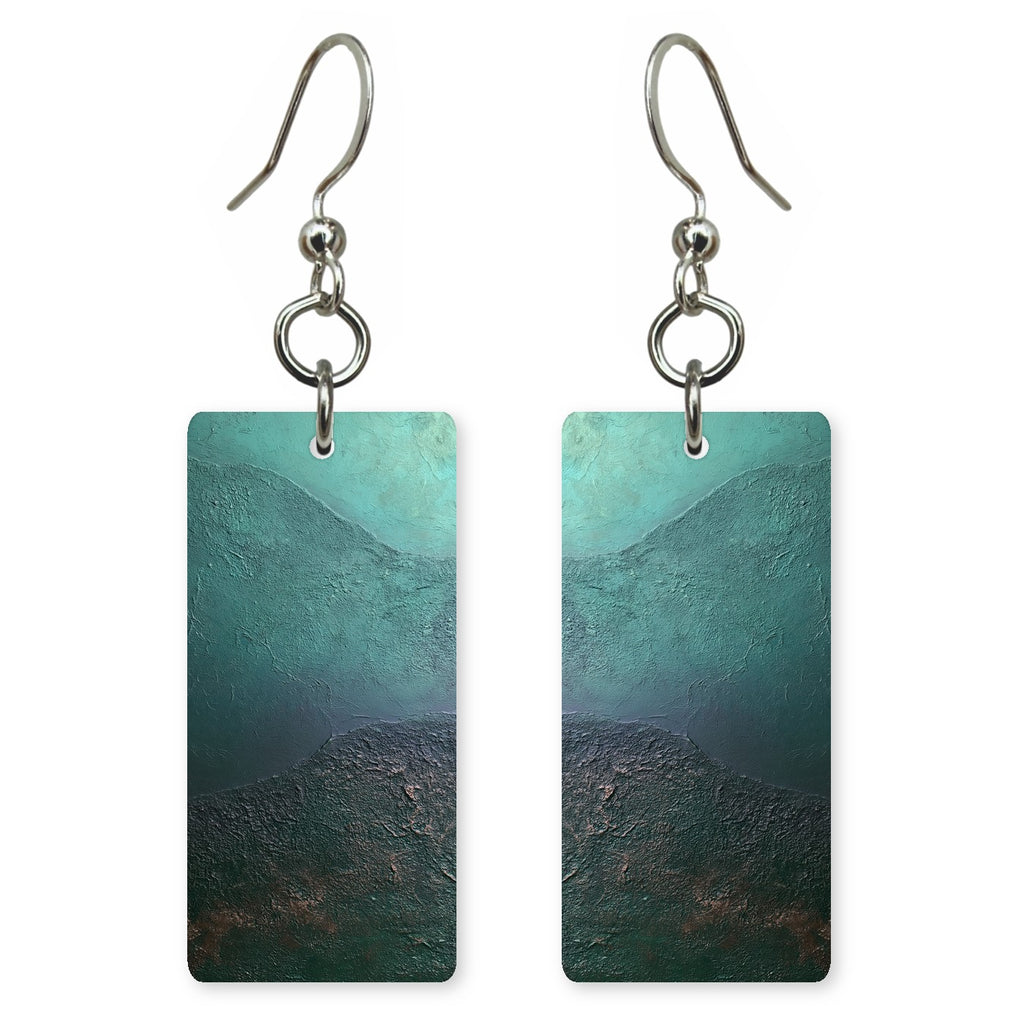 Dark Teal Horizon Resolve Earrings | FWX815