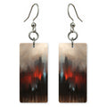 Crimson Haze Dread Earrings | FWX822