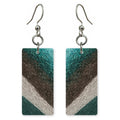 Teal Umber Fortitude Earrings | FWX823