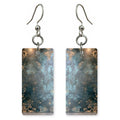 Slate Blue Copper Remembering Earrings | FWX824