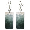 Gray-Green Contemplation Earrings | FWX825