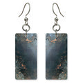 Gunmetal Copper Scars Earrings | FWX834