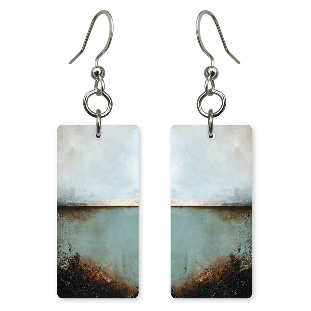 Cloud Over Slate Grief Earrings | FWX837