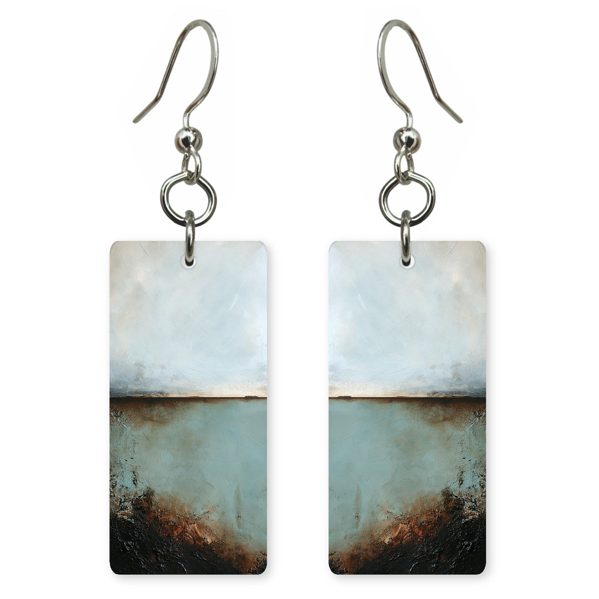 Cloud Over Slate Grief Earrings | FWX837