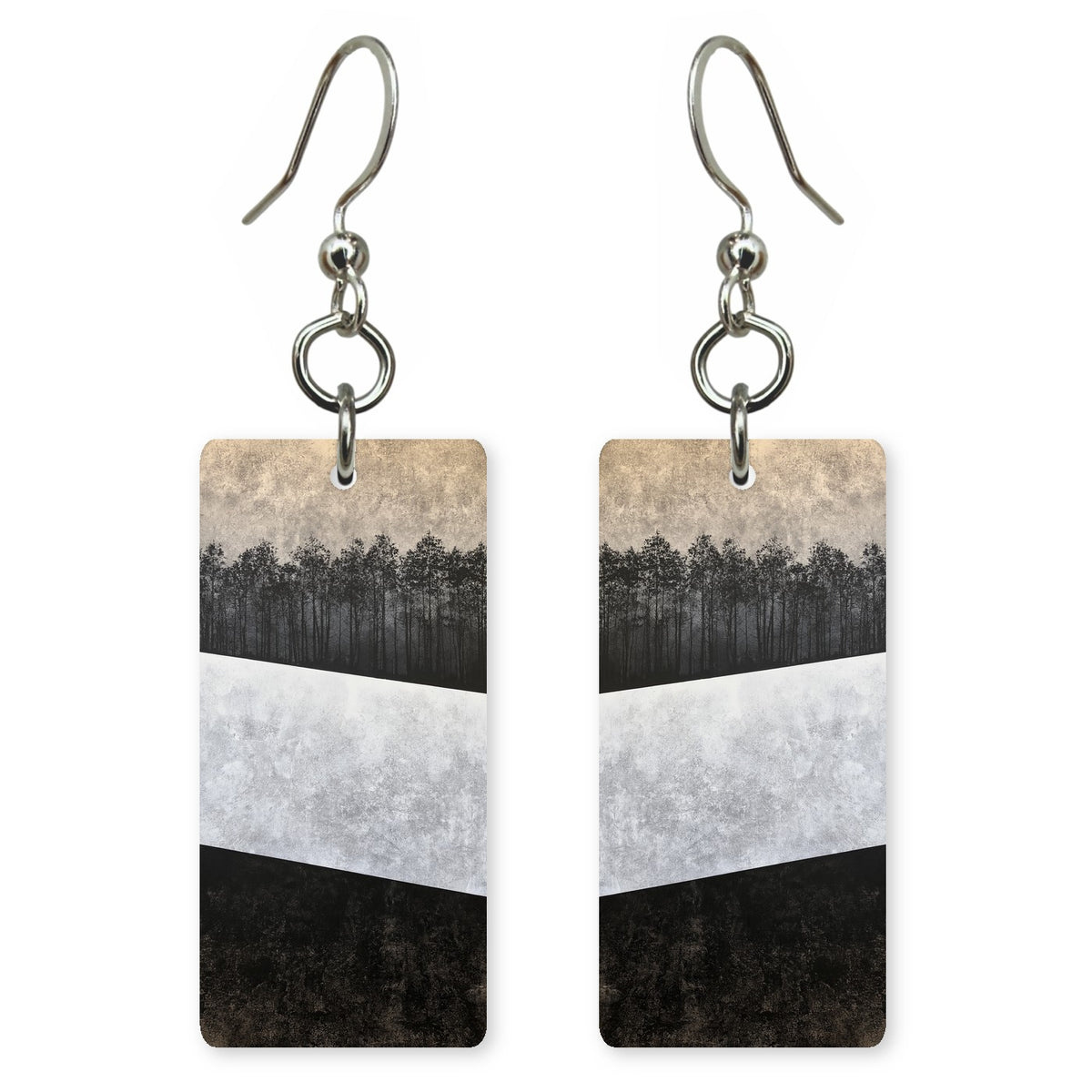 Stark Resolve in Monochrome Earrings | FWX850