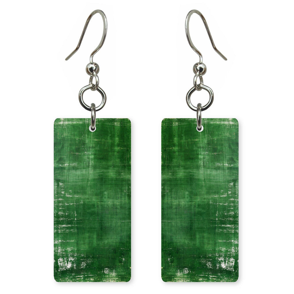 Green Raw Honesty Earrings | FWX860