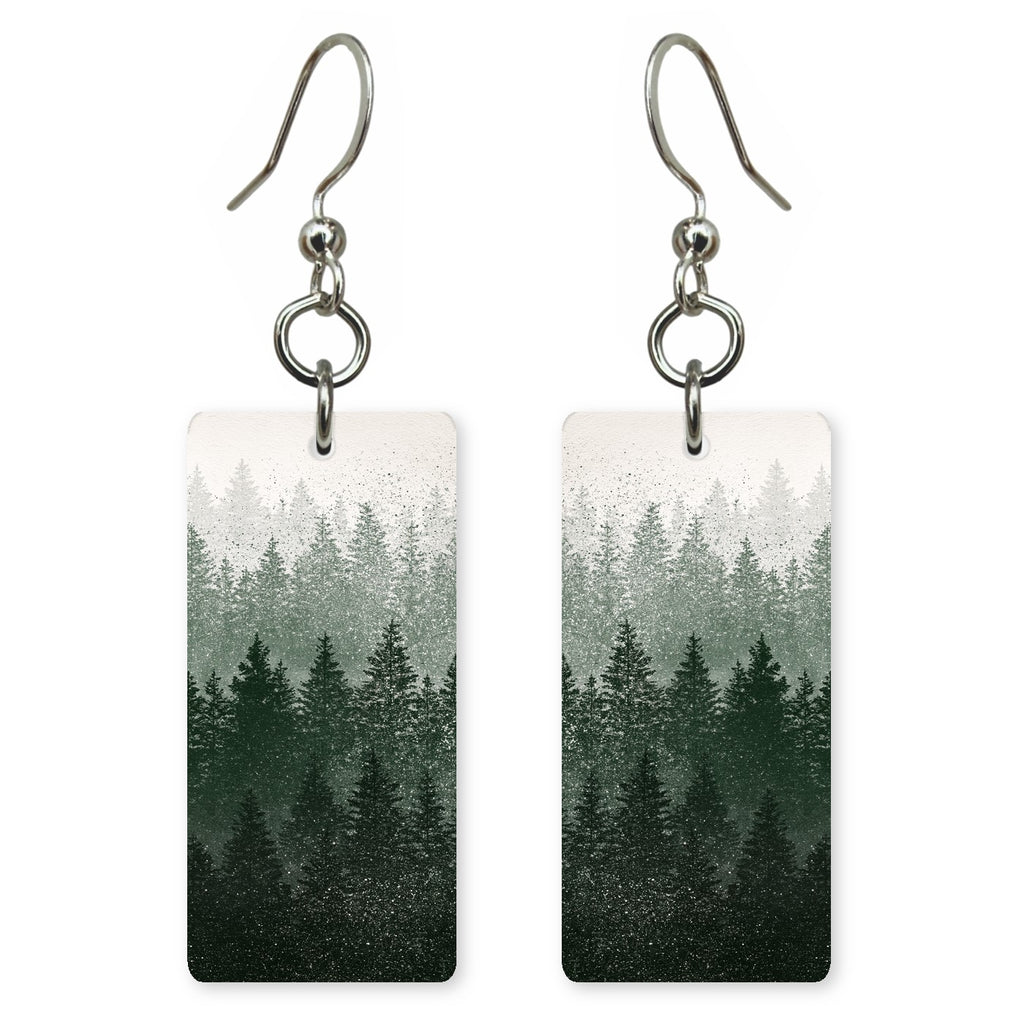 Gray-Green Hush Earrings | FWX861