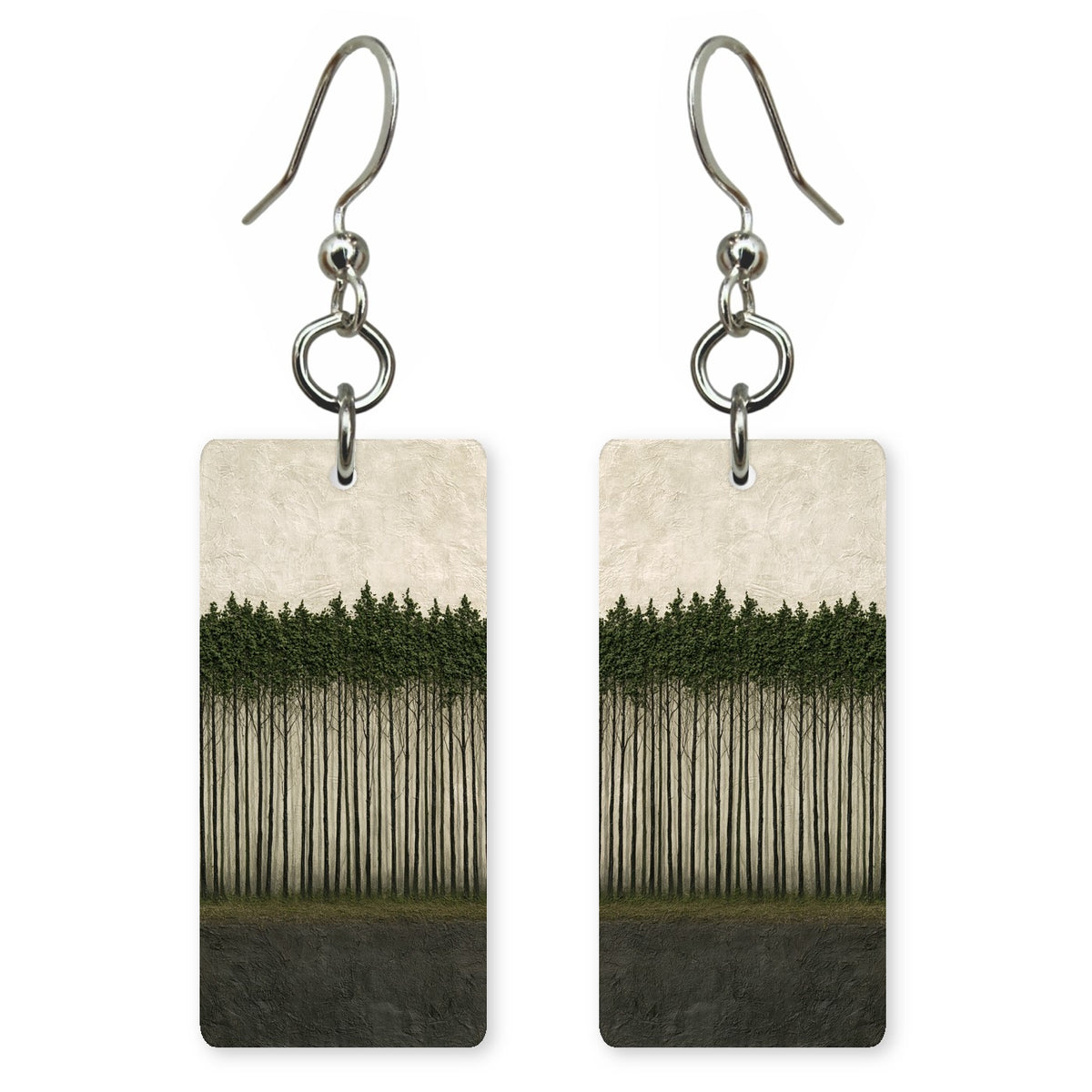 Pine-Shaded Contentment Earrings | FWX865