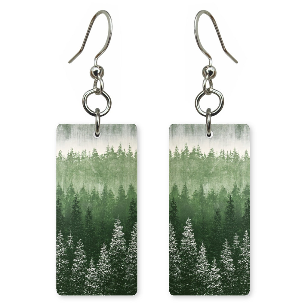 Frosted Green Silence Earrings | FWX868