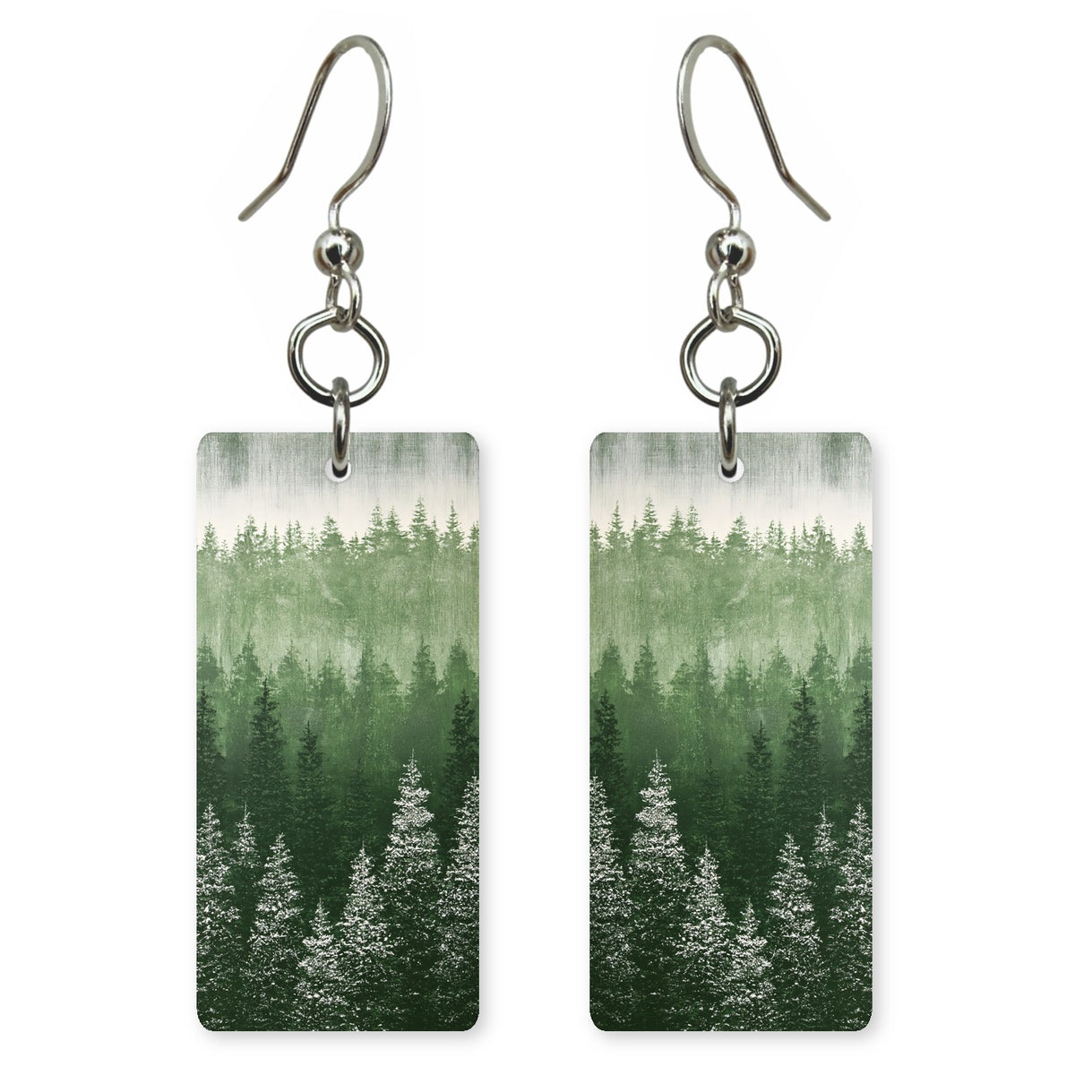 Frosted Green Silence Earrings | FWX868