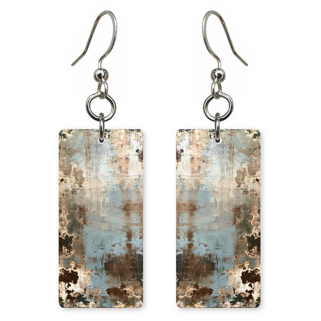 Blue and Rust Homesickness Earrings | FWX889