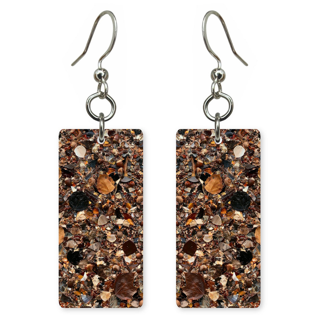 Black Weight Carried Earrings | FWX88