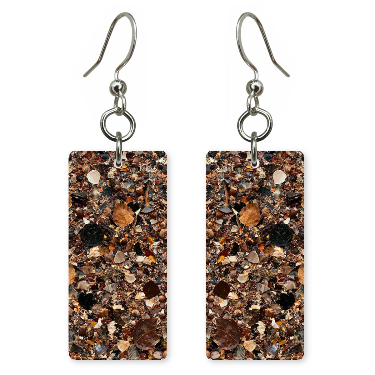 Black Weight Carried Earrings | FWX88