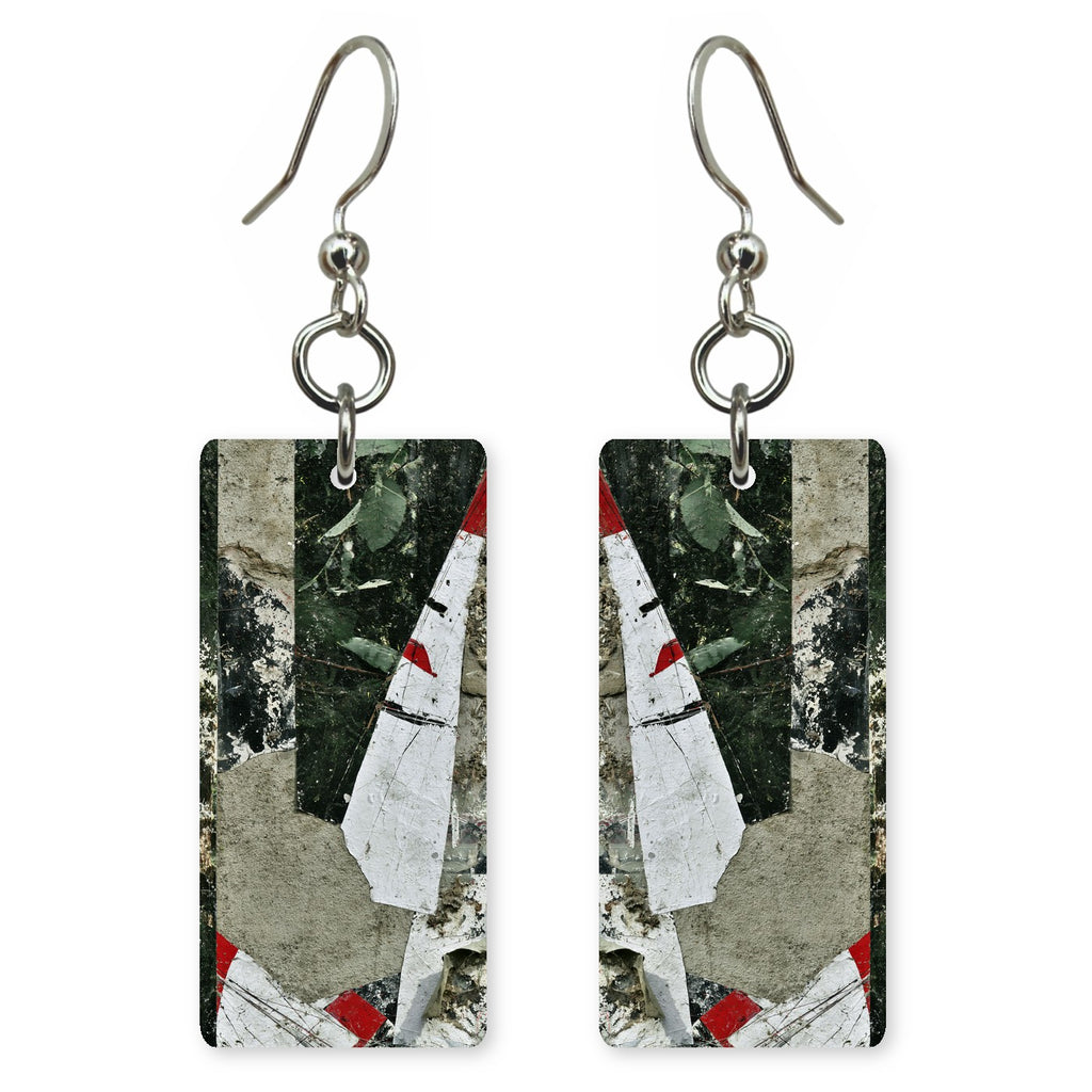 Crimson Second Guess Earrings | FWX895