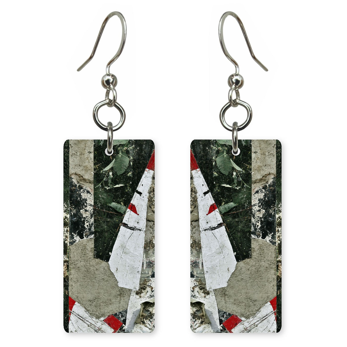Crimson Second Guess Earrings | FWX895
