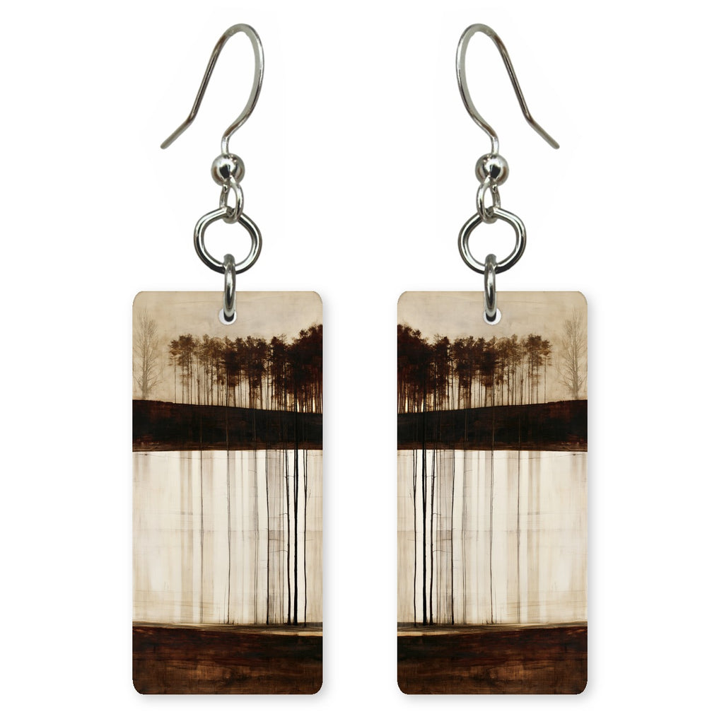 Sepia and Cream Nostalgia Earrings | FWX896