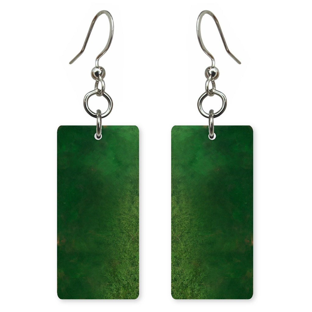 Deep Green Stillness Earrings | FWX897