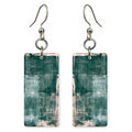 Pink Longing Behind Teal Earrings | FWX898