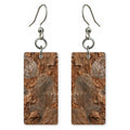 Stone and Bronze Endurance Earrings | FWX90