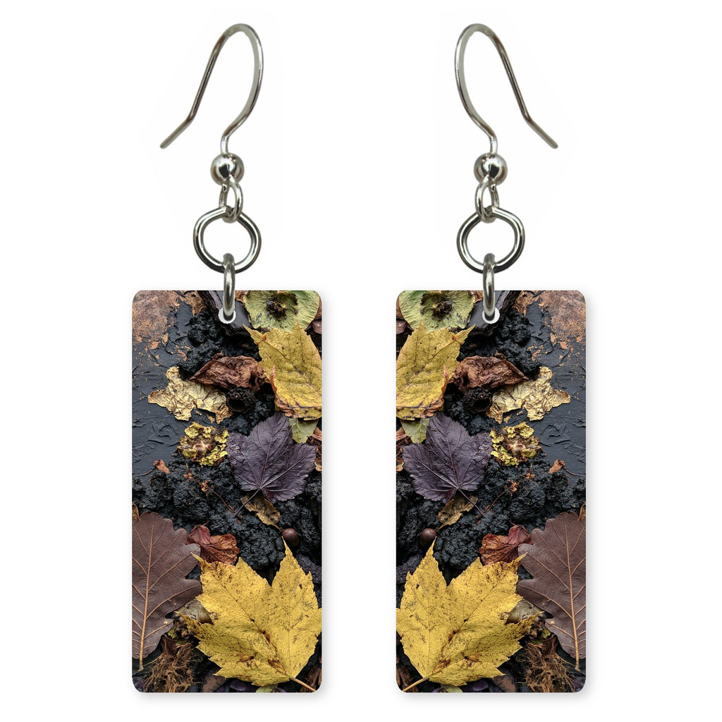 Mustard Persistence in Dark Earrings | FWX94