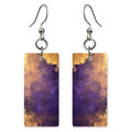 Royal Violet Reverence Earrings | FWX952