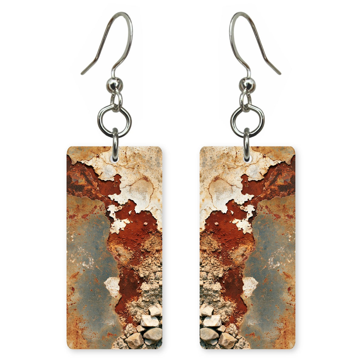 Rust and Cream Candor Earrings | FWX955