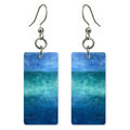 Cobalt Horizon Peace Earrings | FWX956