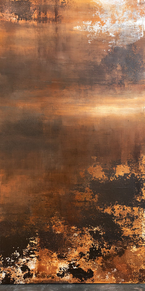 Amber Haze Over Copper Earrings | FWX967