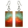 Verdigris Over Ember Sunset Earrings | FWX969