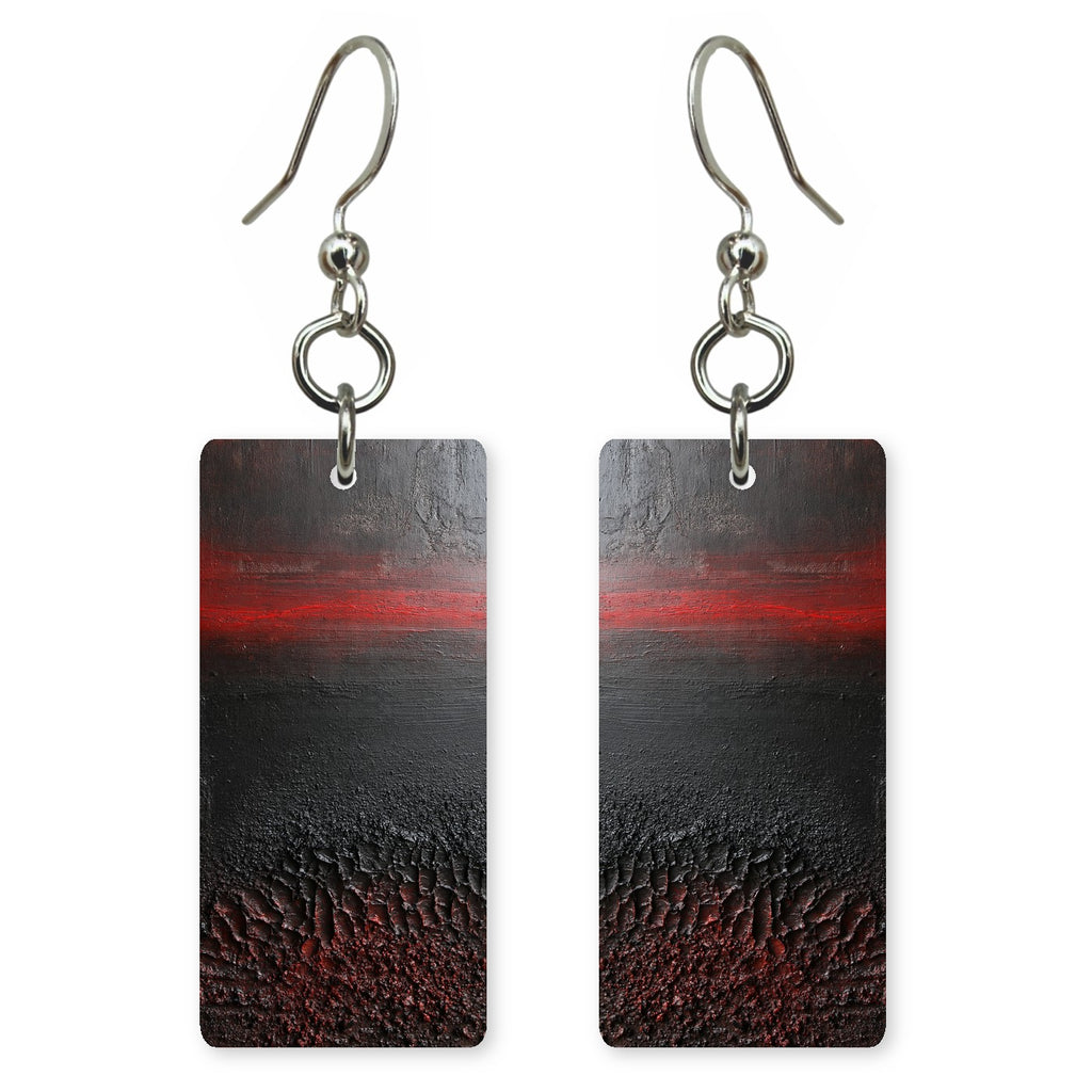 Red Horizon Resolve Earrings | FWX975