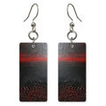 Red Horizon Resolve Earrings | FWX975