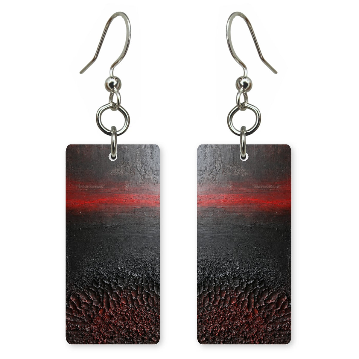 Red Horizon Resolve Earrings | FWX975