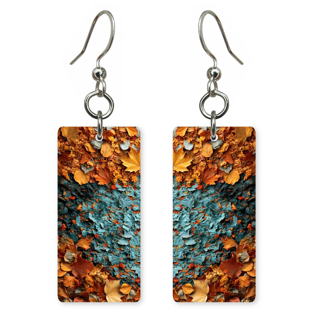 Teal and Golden Welcome Earrings | FWX97
