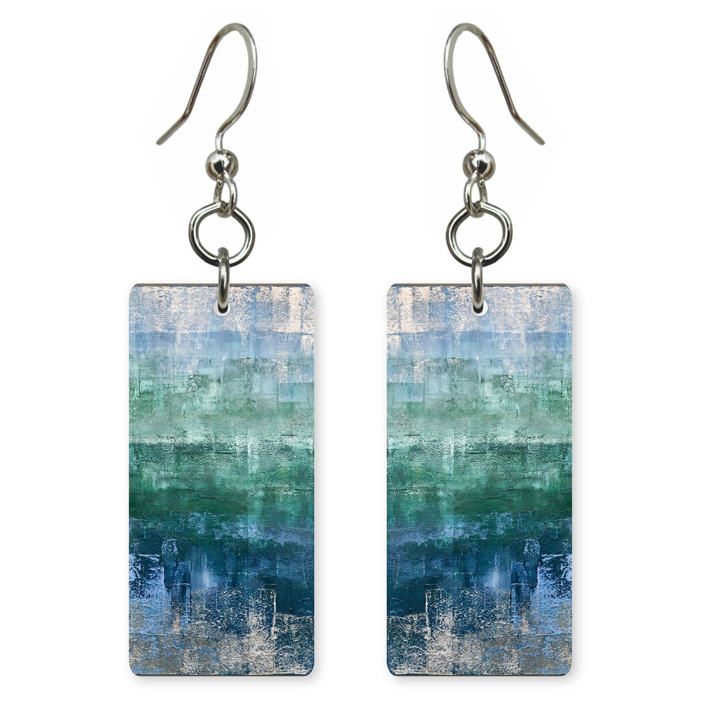 Layered Remembering in Sea Glass Earrings | FWX980